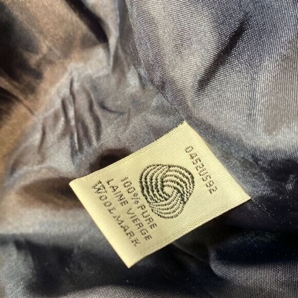 VTG Pendleton Womens Plaid Blazer With Velvet Collar Size 14 Red Blue - Picture 4 of 12